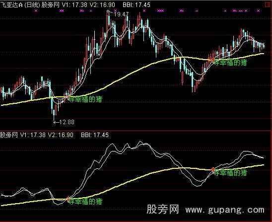 通达信幸福的猪主图指标公式