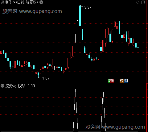 共振资金监测之钱袋选股指标公式